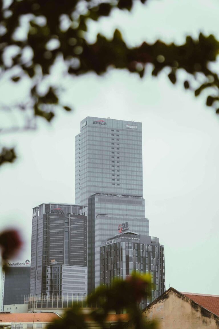 Image of a modern bank building representing financial institutions that issue Standby Letters of Credit (SBLCs) and provide various banking services.