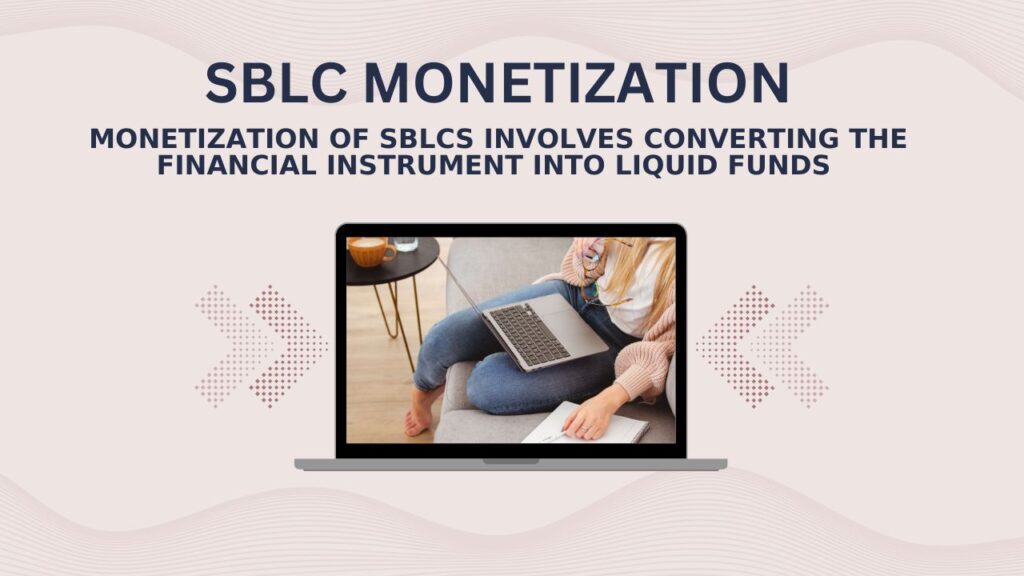 Monetization of SBLCs involves converting this financial instrument into liquid funds that can be used for investment or covering immediate business expenses. The process is marked by analytical scrutiny of collateral options and the deployment of strategic monetization strategies. 

Benefits of SBLC Monetization
Harnessing the potential of SBLC monetization offers businesses a robust means to instantly enhance their cash flow and financial stability.

Immediate liquidity without disposing of assets.
Diversified Collateral Options facilitating transaction flexibility.
Enhanced Credit Profile through Credit Enhancement.
Strategic capital deployment for growth initiatives.

General Credit Finance and Development Limited is an Standby Letters of Credit (SBLC) monetizer in Hong Kong.